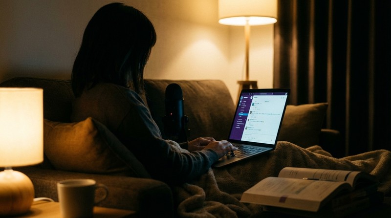 チャットレディは顔出しなしでも稼げるイメージ写真