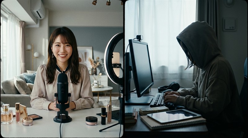 顔出しあり・なしの違い｜稼ぎやすさはどう変わる？のイメージ写真